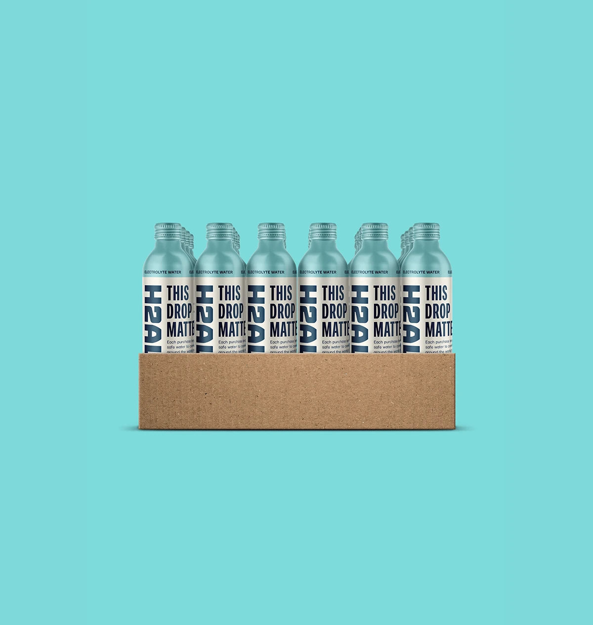 Electrolyte Water - Aluminum Bottles