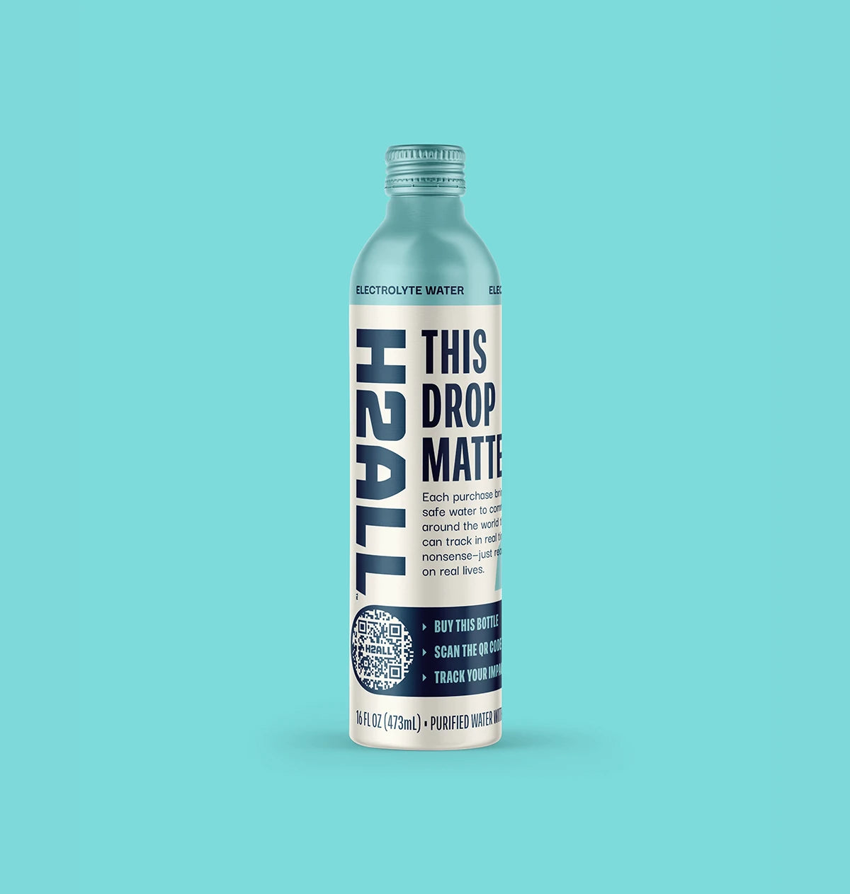 Electrolyte Water - Aluminum Bottles