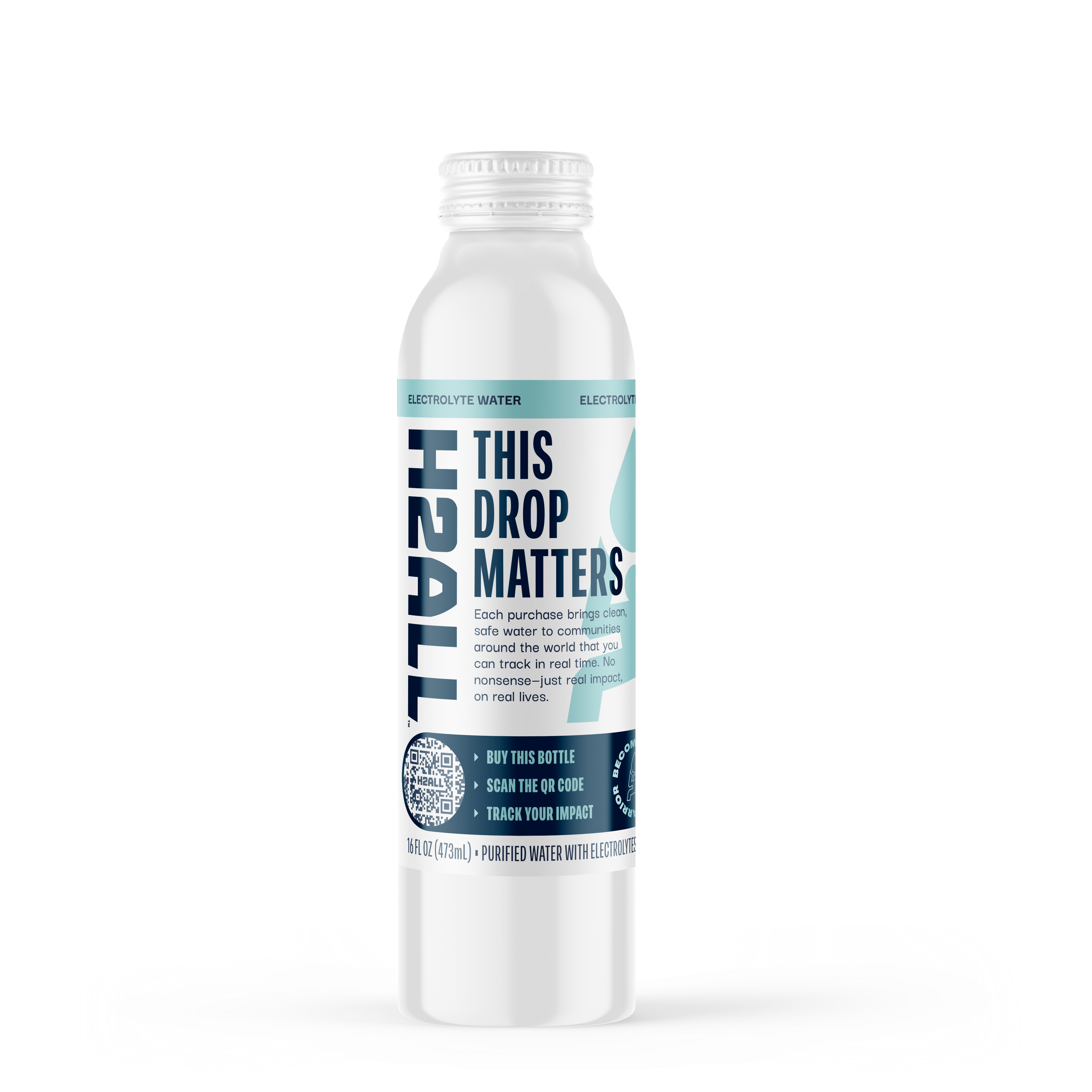 Electrolyte Water - Aluminum Bottles